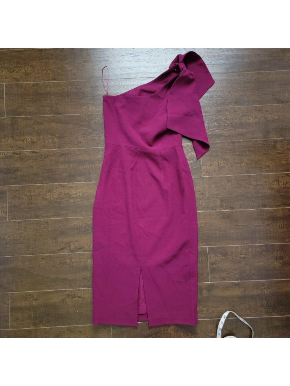 NEW Dress The Population Dress Tiffany Formal Elegant Dark Magenta Womens S - Picture 3 of 9